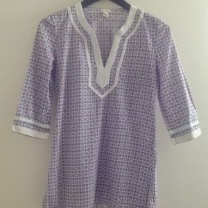 Cute J. CREW 3/4 Sleeve Tunic Top in XXS